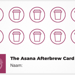 The Asana Afterbrew Card